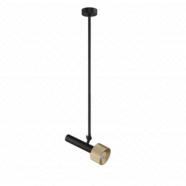 Подвесной светильник iLedex Delta 2361-1 BK+BR Фото № 1