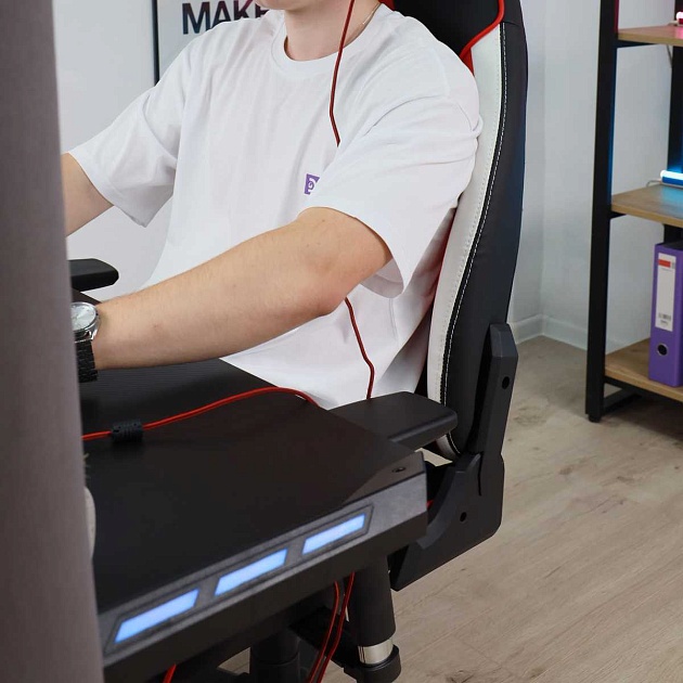 Игровое кресло AksHome Bolid черный, экокожа 80349 Фото № 18