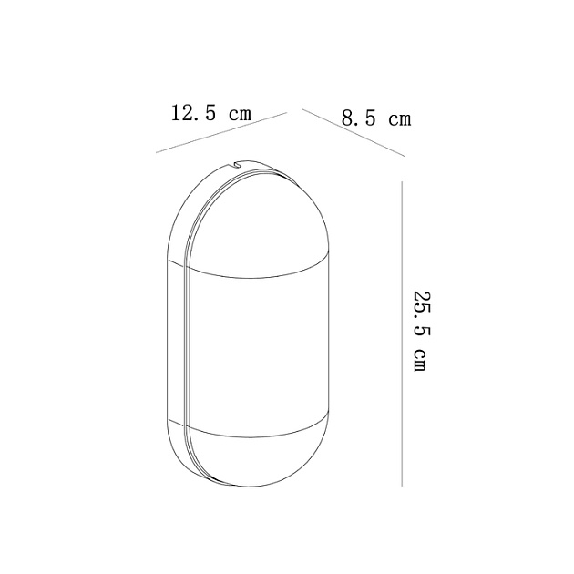 Уличный настенный светильник Arte Lamp Marfik A2481AL-1GO Фото № 2