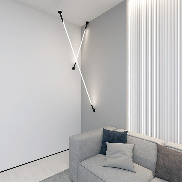 Настенно-потолочный светодиодный светильник Denkirs Flex DK7502-BK Фото № 4