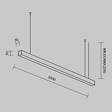 Линейный светильник Maytoni Technical LL312029 3