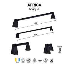 Настенный светильник Mantra Africa 9412 5
