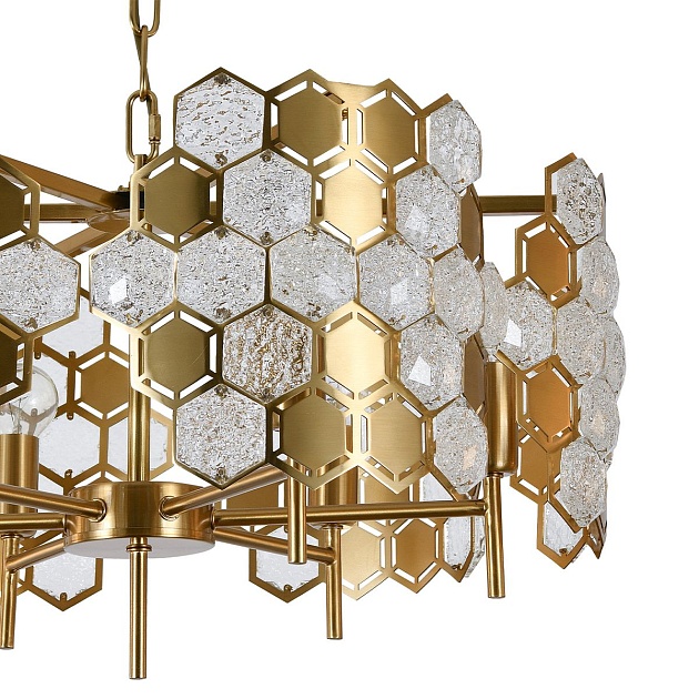 Подвесная люстра Indigo Delizia 12047/6P Brass V000571 Фото № 2