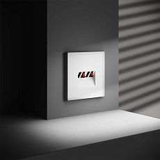 Розетка акустическая встраиваемая Voltum S70 4-местная, (белый матовый) VLS060302 3