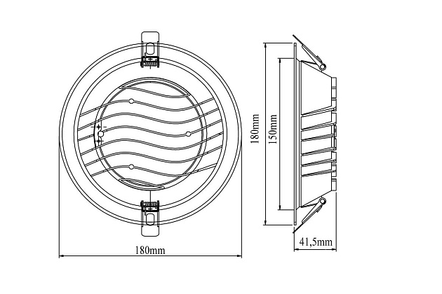 Встраиваемый светодиодный светильник Fiberli CDEW8-TECO(W) 12130704 изображение 2 Встраиваемый светодиодный светильник Fiberli CDEW8-TECO(W) 12130704 Фото № 2