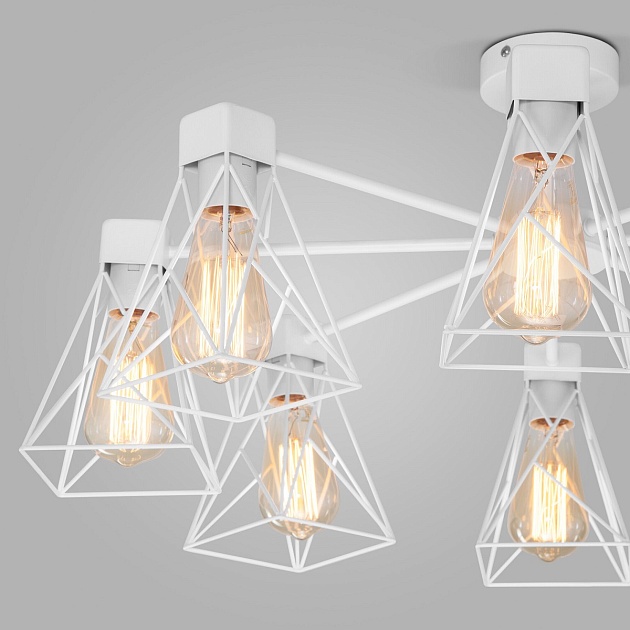 Потолочная люстра Eurosvet Trappola 70107/8 белый Фото № 2