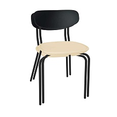 Табурет Sheffilton SHT-S85М-2 черный/бежевый/черный муар 7229537209