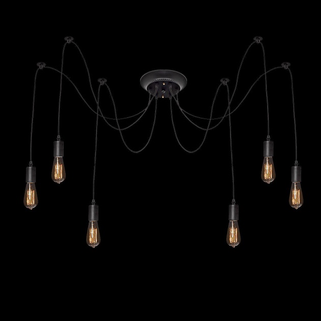 Подвесная люстра Loft IT Spider Loft1162/6 изображение 3 Подвесная люстра Loft IT Spider Loft1162/6 Фото № 3