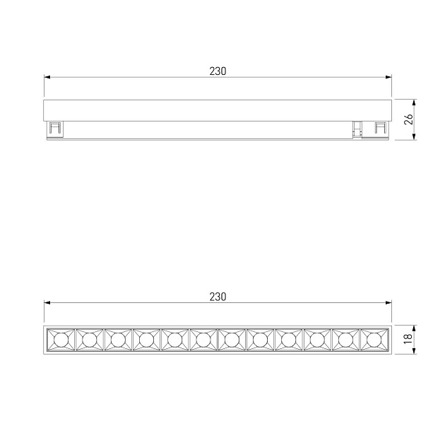 Трековый светильник Elektrostandard Brass Line a071847 Фото № 6