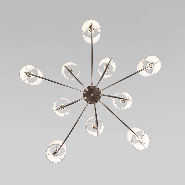 Подвесная люстра Eurosvet Abbey 60164/10 никель Smart Фото № 3