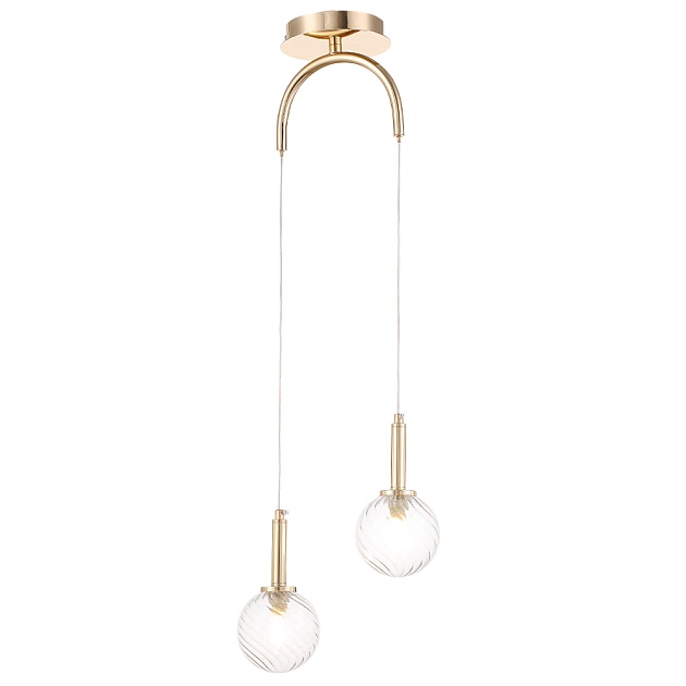 Подвесной светильник Crystal Lux Luxury SP2 Gold Фото № 3