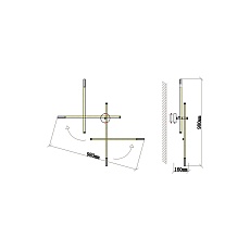 Бра Vele Luce Corda VL5534W34 4