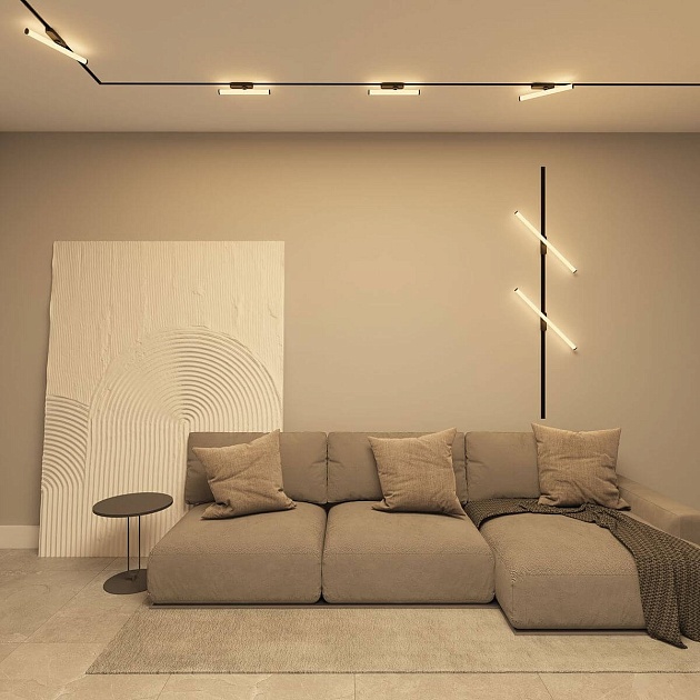 Трековый светодиодный светильник Denkirs Strom DK6438-BK Фото № 5