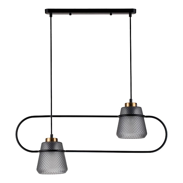 Подвесной светильник Indigo Astratto 11016/2P Black V000157 Фото № 2