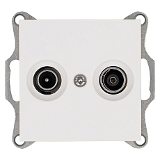 Розетка TV+FM Jasmart G6204W