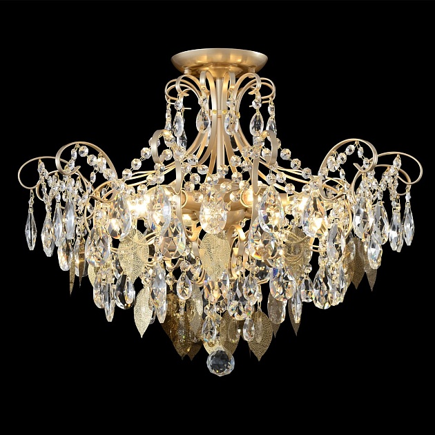 Потолочная люстра Crystal Lux Esmiralda PL6 Gold изображение 6 Потолочная люстра Crystal Lux Esmiralda PL6 Gold Фото № 6