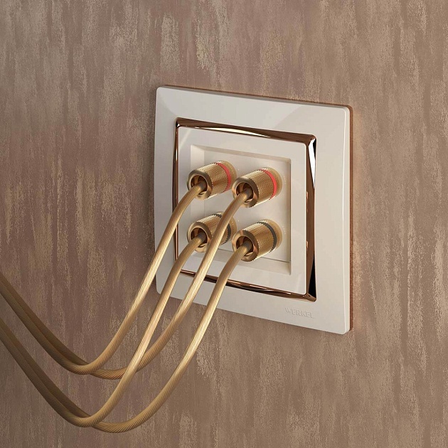 Акустическая розетка Werkel слоновая кость W1185003 4690389155826 изображение 3 Акустическая розетка Werkel слоновая кость W1185003 4690389155826 Фото № 3