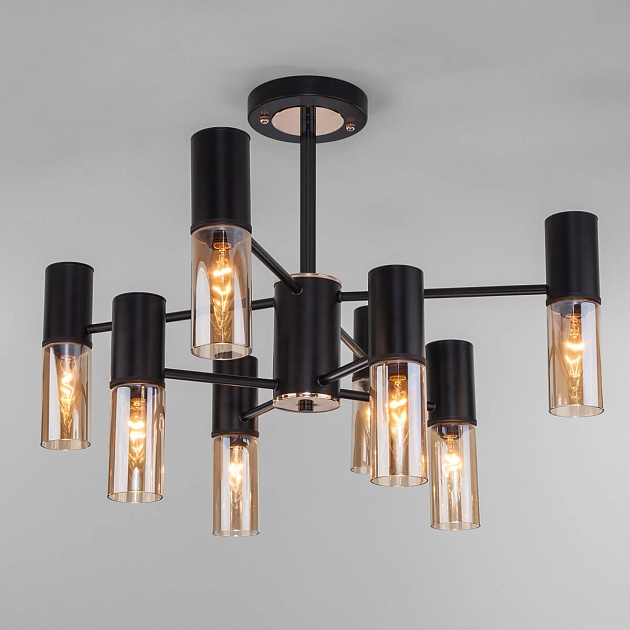 Подвесная люстра Eurosvet Tesoro 70125/8 черный изображение 4 Подвесная люстра Eurosvet Tesoro 70125/8 черный Фото № 4