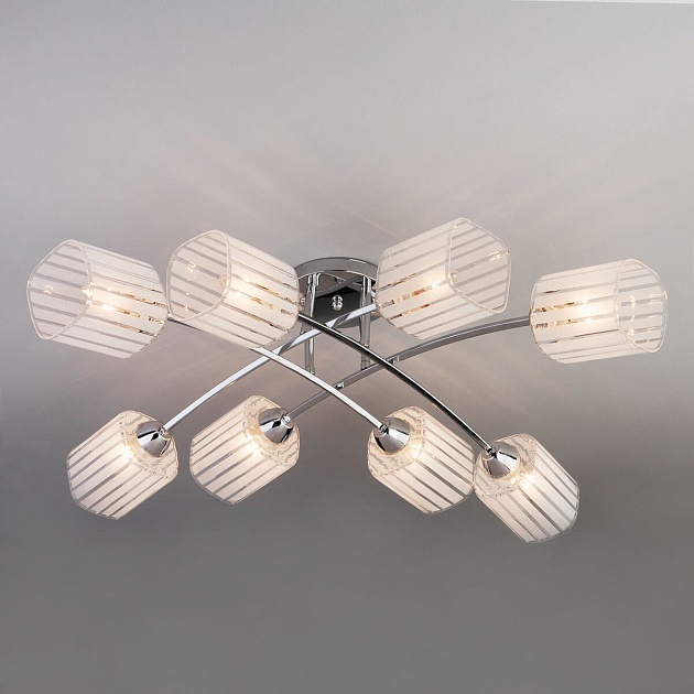 Потолочный светильник Eurosvet 30125/8 хром Фото № 1