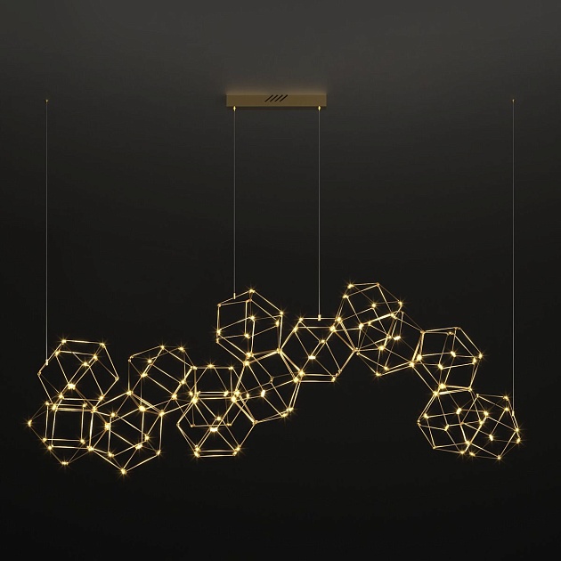 Подвесной светодиодный светильник Eurosvet Uma 90168/14 медь Фото № 3