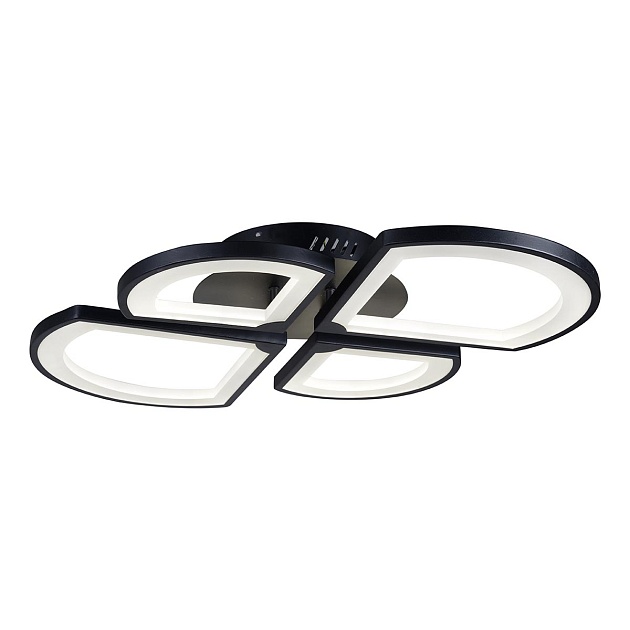 Потолочная светодиодная люстра iLedex River X024-4 BK изображение 1 Потолочная светодиодная люстра iLedex River X024-4 BK Фото № 1