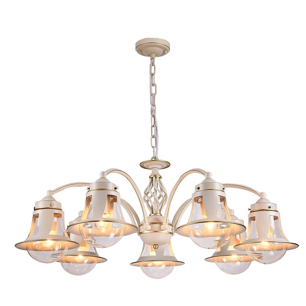 Подвесная люстра Arte Lamp A7022LM-7WG Фото № 1