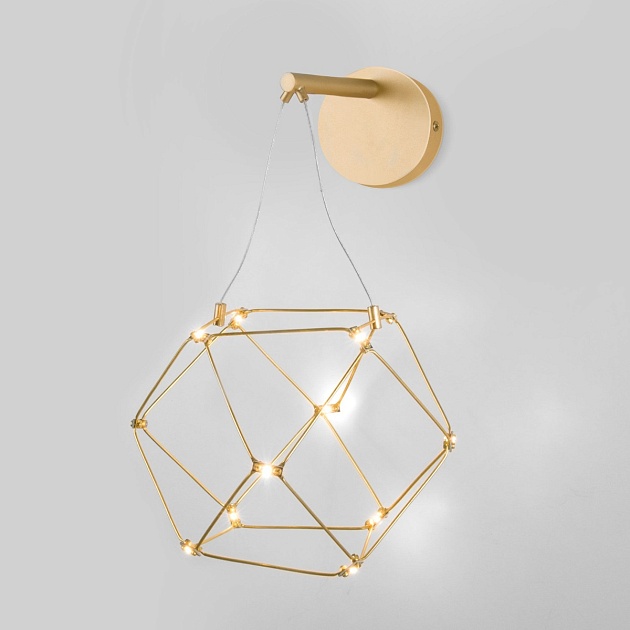 Настенный светодиодный светильник Eurosvet 90310/1 медь изображение 3 Настенный светодиодный светильник Eurosvet 90310/1 медь Фото № 3