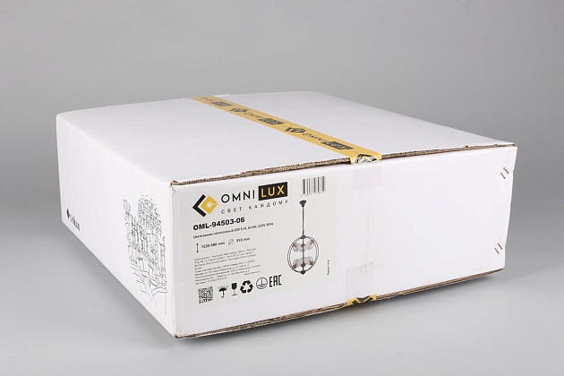 Подвесная люстра Omnilux Serrano OML-94503-06 Фото № 7