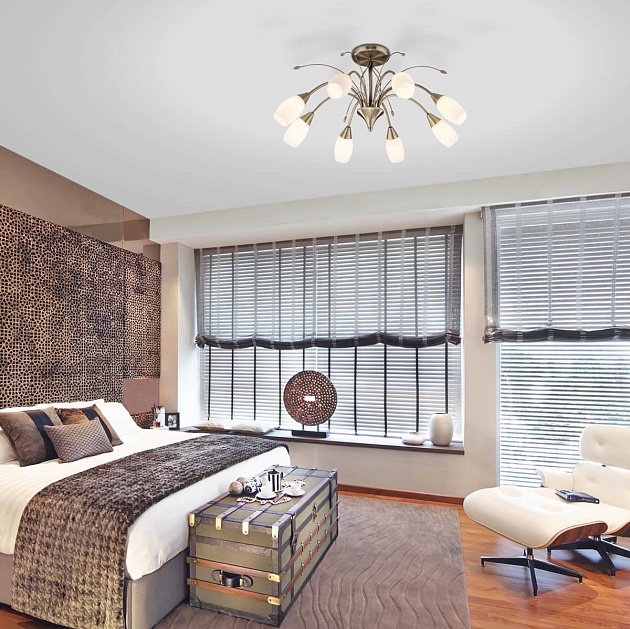 Потолочная люстра Eurosvet 30280/8 античная бронза Фото № 6