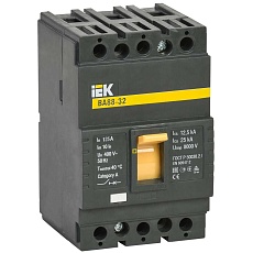 Выключатель автоматический ВА88-32 3Р 125А 25кА IEK SVA10-3-0125