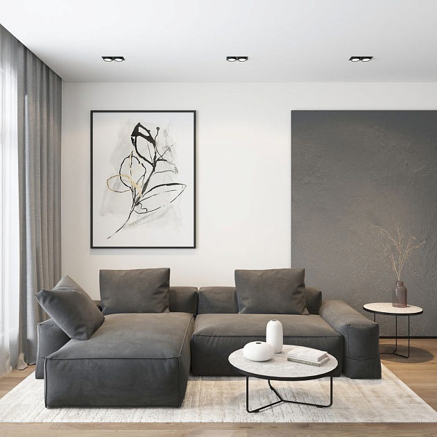 Встраиваемый светильник Denkirs Flat DK2092-BK Фото № 5