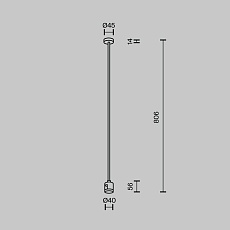 Крепление потолочное Maytoni Technical Accessories for tracks Flarity TRA159C-IPCL1-BS 4