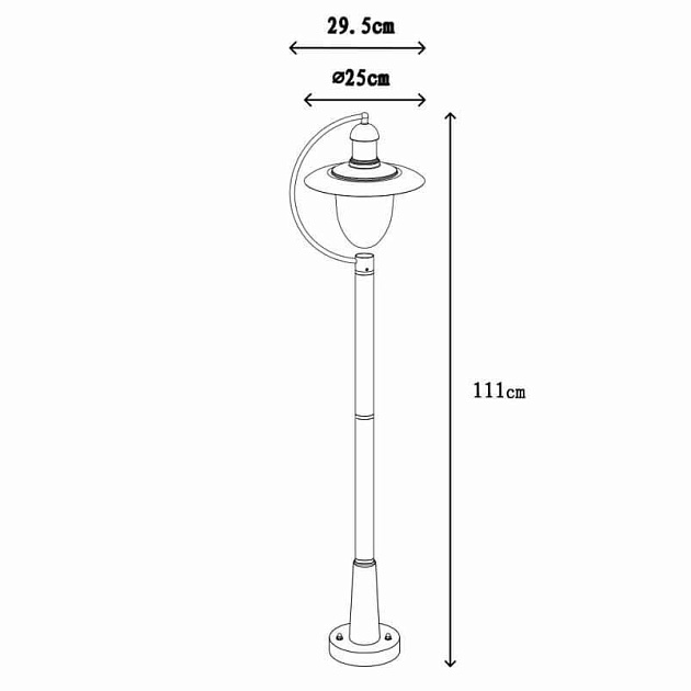Уличный светильник Lucide Aruba 11873/01/30 Фото № 2
