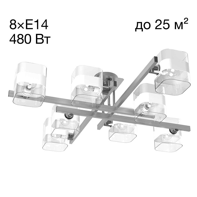 Потолочная люстра Citilux Вирта CL139280 Фото № 1