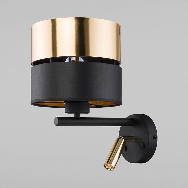 Бра TK Lighting 2579 Hilton Black Gold Фото № 1