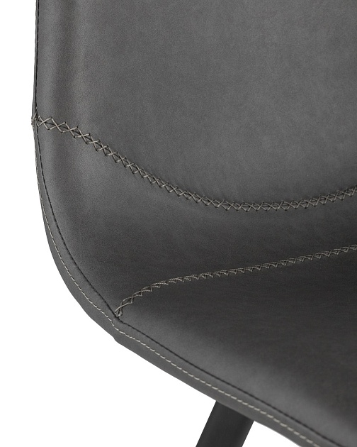 Кухонный стул Stool Group Саксон кожзам серый SAXON PU GREY изображение 5 Кухонный стул Stool Group Саксон кожзам серый SAXON PU GREY Фото № 5