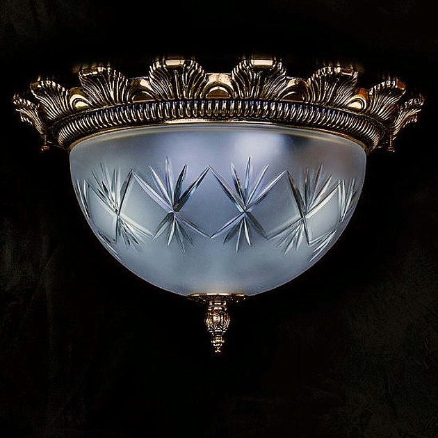 Потолочный светильник Artglass Lea II. Brass Antique Фото № 4