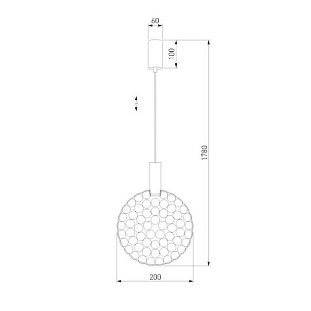 Подвесной светодиодный светильник Eurosvet Gemini 90353/1 хром Фото № 2