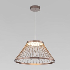 Подвесной светодиодный светильник Eurosvet Cesta 40017/1 LED коричневый