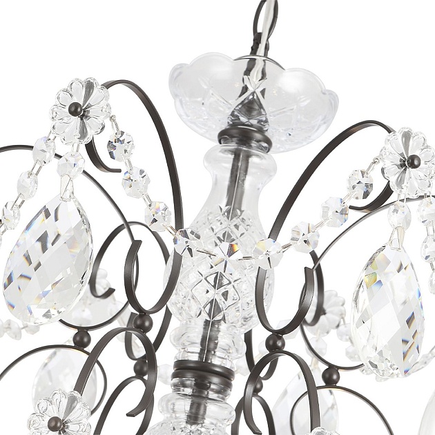 Подвесная люстра Crystal Lux Odelis SP6 Brown изображение 4 Подвесная люстра Crystal Lux Odelis SP6 Brown Фото № 4