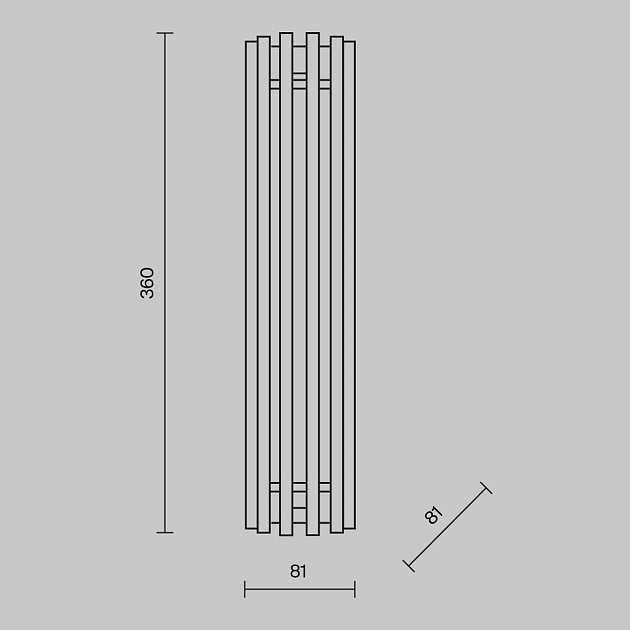 Настенный светильник Maytoni Sonata MOD410WL-L12BS3K Фото № 2