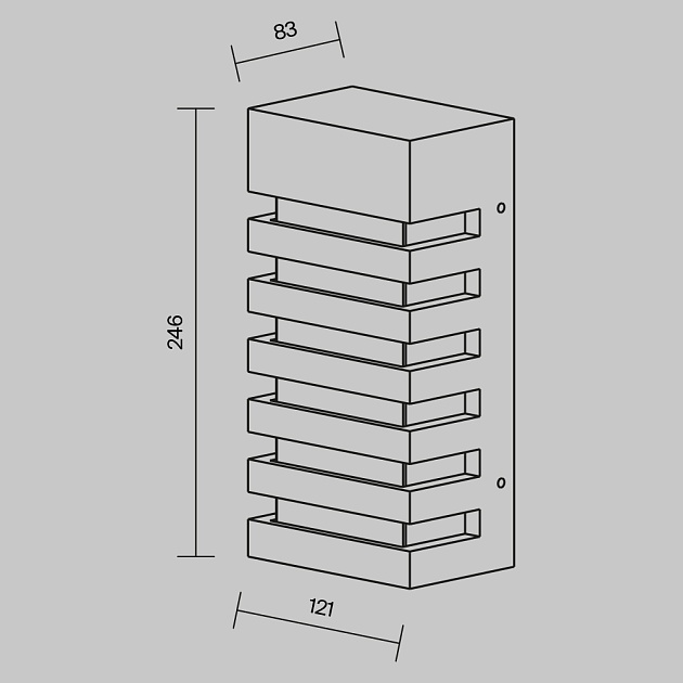 Бра Maytoni Outdoor O034WL-01B Фото № 2
