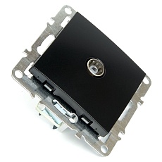 ТВ-розетка Stekker Эрна черный PST00-9108-03 49152 4