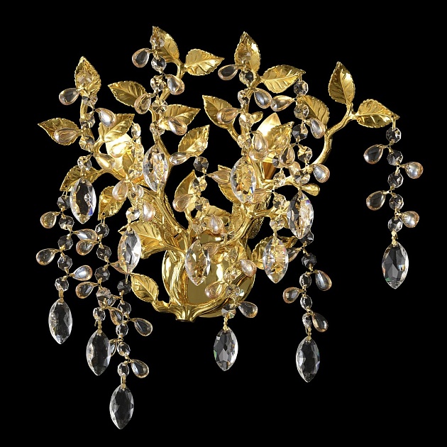 Настенный светильник Crystal Lux Eden AP2 Gold изображение 8 Настенный светильник Crystal Lux Eden AP2 Gold Фото № 8