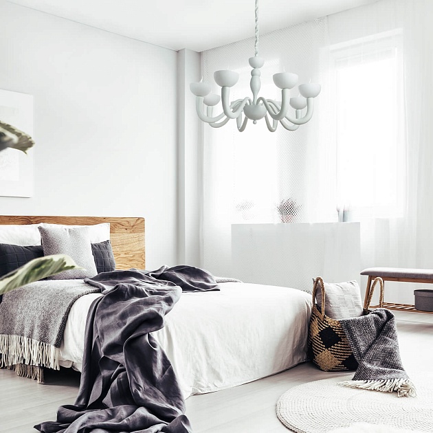 Подвесная люстра Divinare Bianca 7091/01 LM-8 Фото № 5