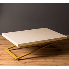 Стол-трансформер Levmar Compact D31/S90 (выбеленный дуб/золото) 4406069001