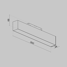 Трековый светодиодный светильник для магнитного шинопровода Maytoni Track lamps TR012-2-12W3K-B 5