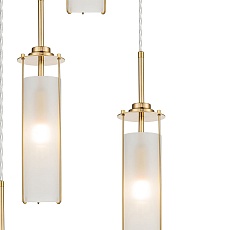 Подвесная люстра Indigo Torcia 11038/5PL Brass V000417 2