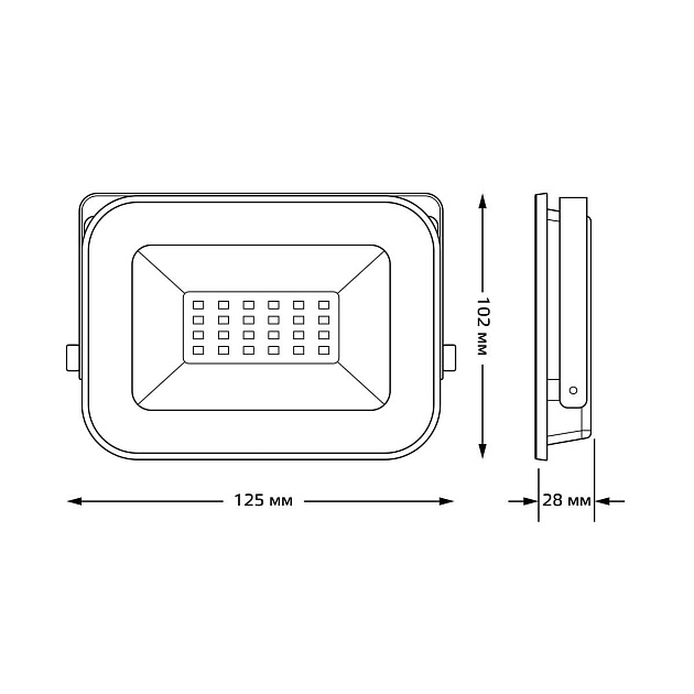 Прожектор светодиодный Gauss Qplus 20W 6500К 690511320 изображение 4 Прожектор светодиодный Gauss Qplus 20W 6500К 690511320 Фото № 4