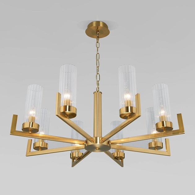 Подвесная люстра Eurosvet Arganie 60133/8 латунь изображение 5 Подвесная люстра Eurosvet Arganie 60133/8 латунь Фото № 5